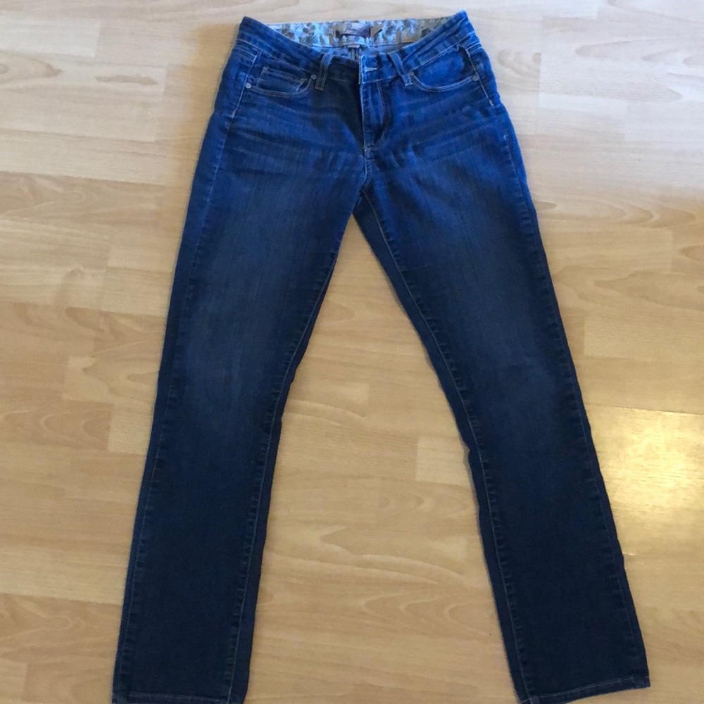 Paige straight leg jeans